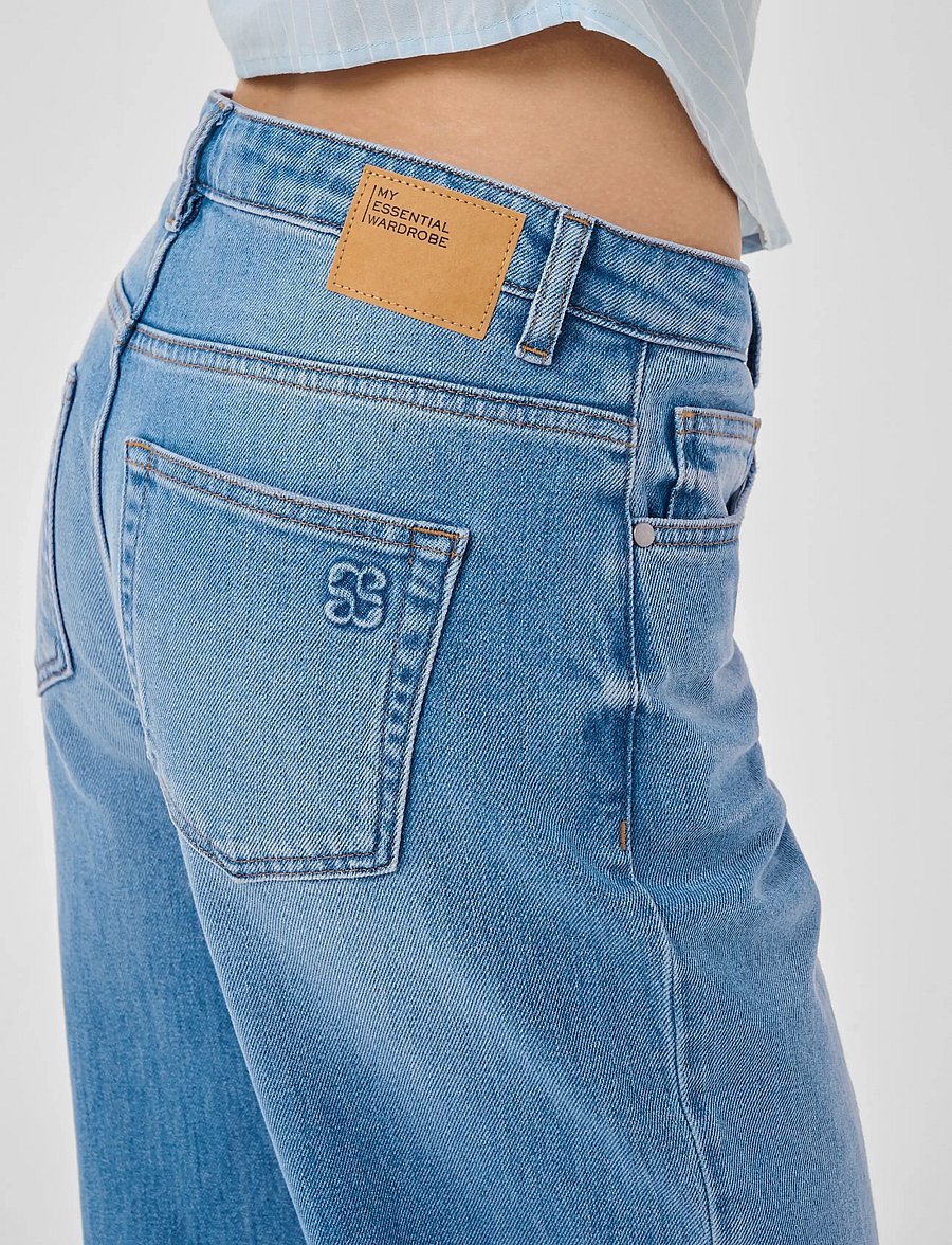 My Essential Wardrobe - JEANS WIDE 05 THE LOUIS 139 - laia säärega teksad - light blue vintage wash - 5