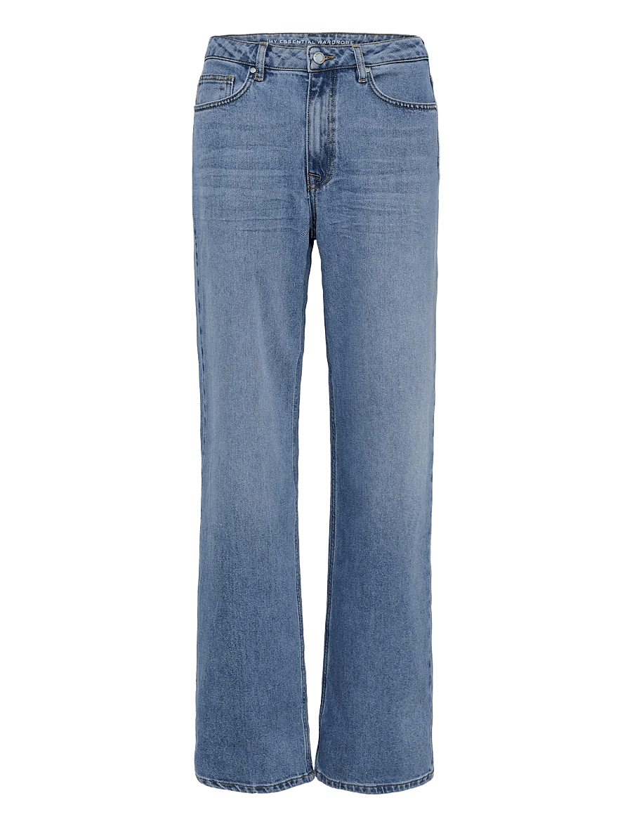 My Essential Wardrobe - JEANS WIDE 05 THE LOUIS 139 - wide leg jeans - medium blue wash - 1