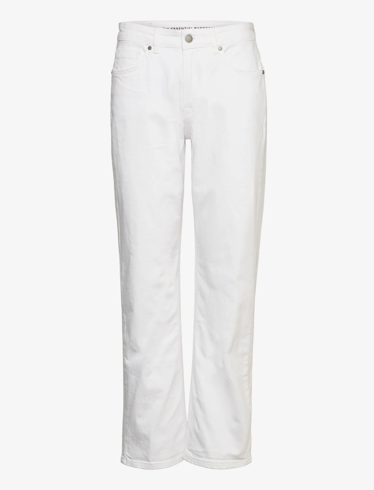 My Essential Wardrobe - LucyMW 131 High Straight Y - tiesaus kirpimo džinsai - white wash - 0
