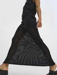 My Essential Wardrobe - AvaMW Knit Skirt - maxi röcke - black - 5