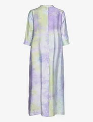 My Essential Wardrobe - MillerMW Flora Long dress - skjortekjoler - languid lavender tie dye - 1