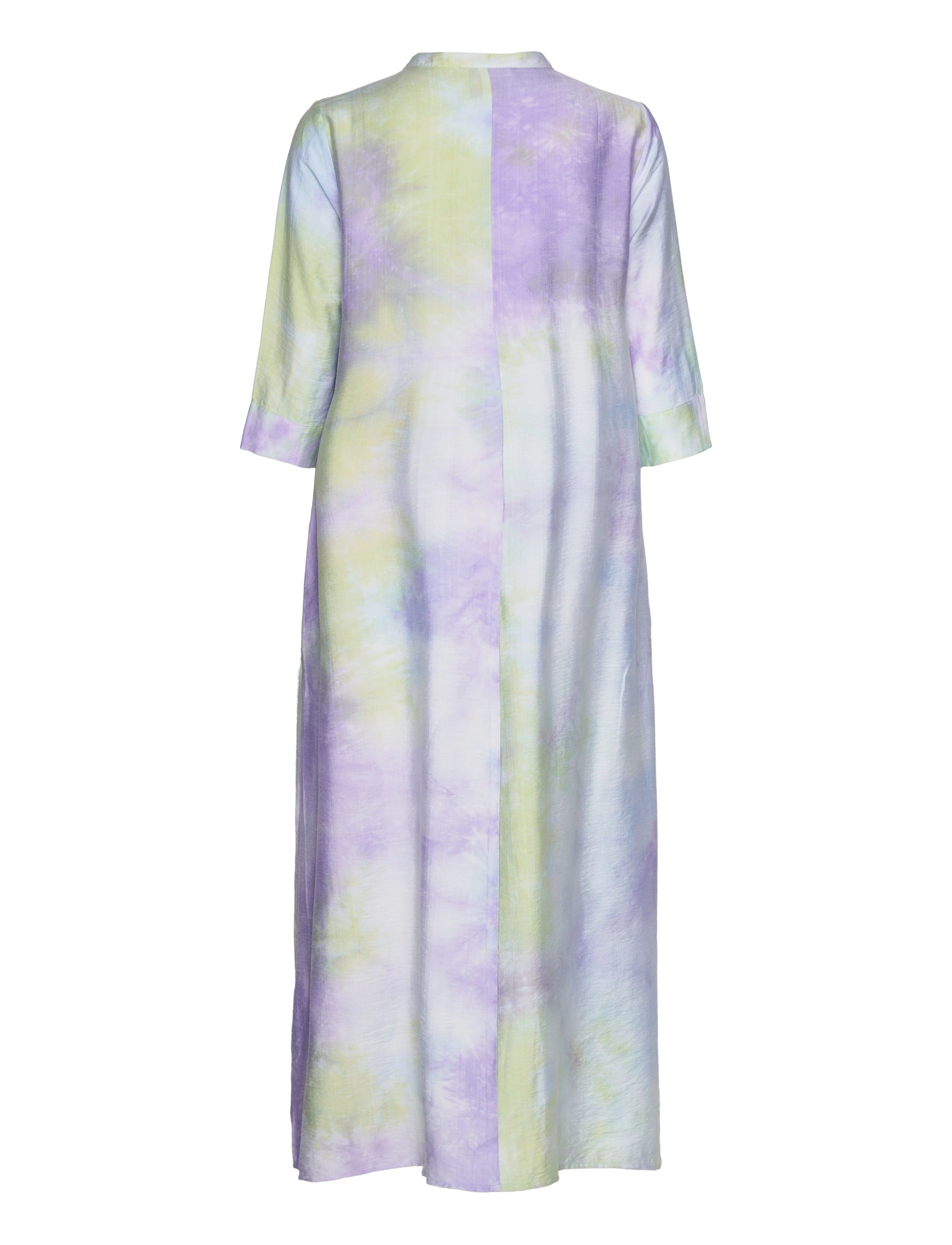 My Essential Wardrobe - MillerMW Flora Long dress - skjortekjoler - languid lavender tie dye - 2
