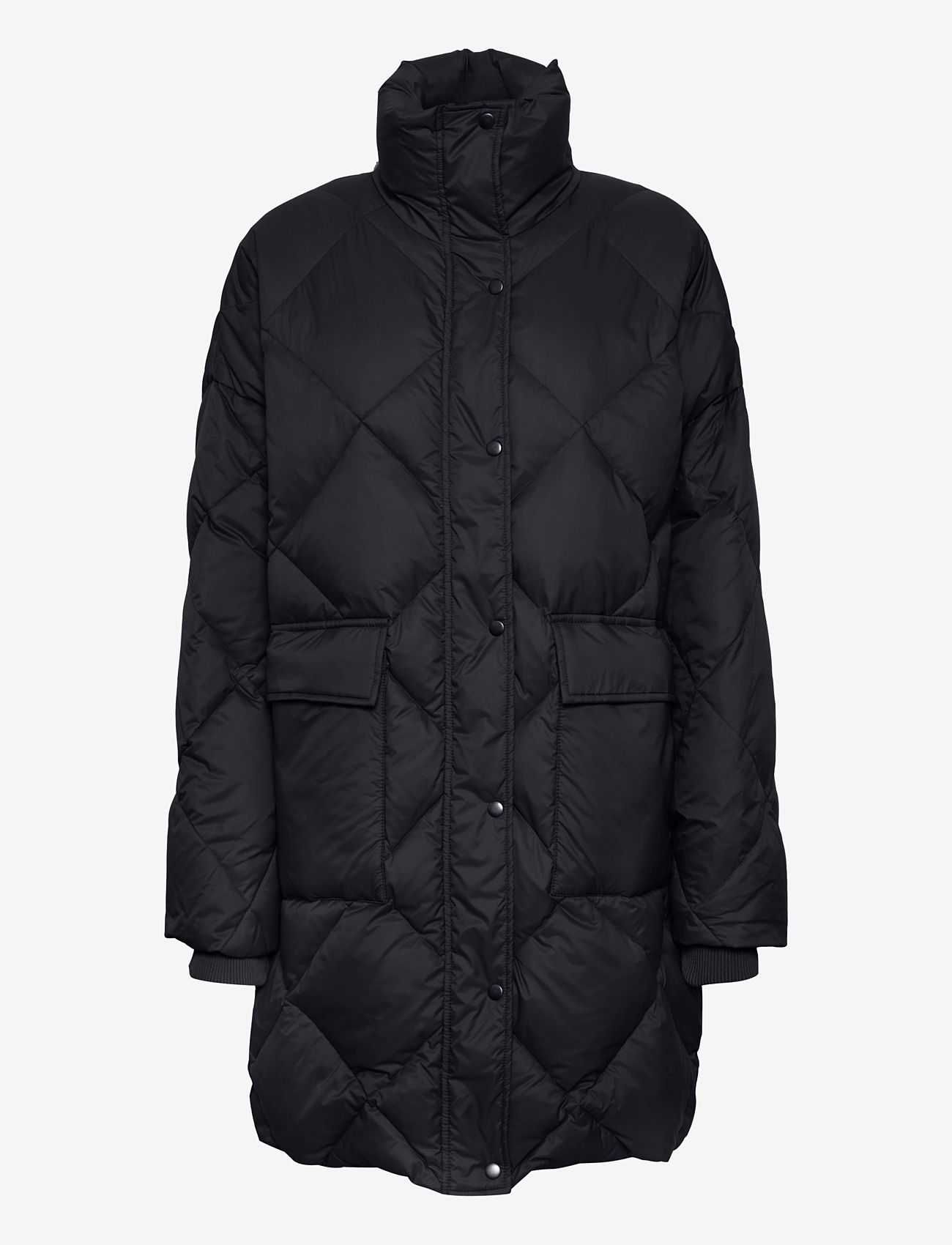 My Essential Wardrobe - PiloMW Long Down Jacket - dunjakker - black - 1