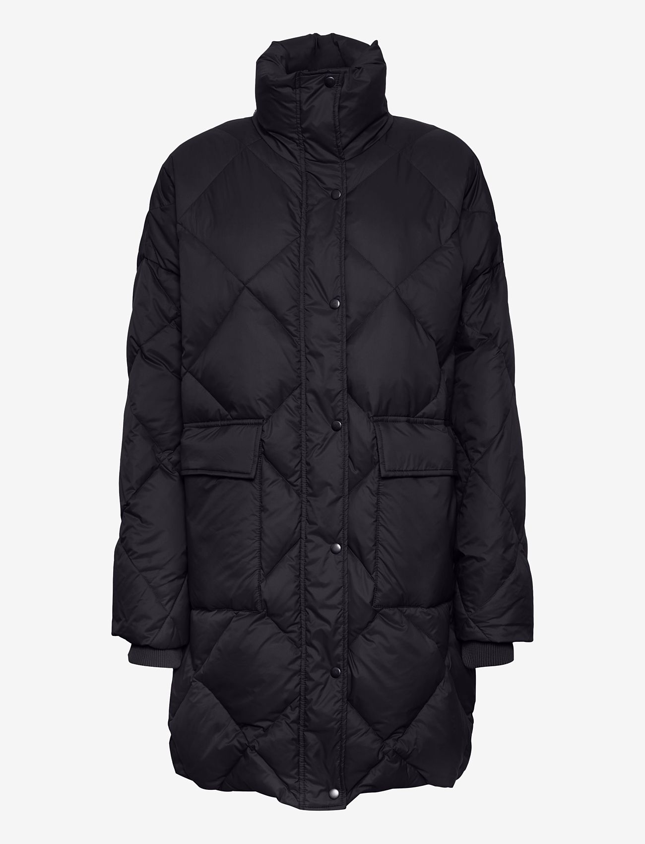 My Essential Wardrobe - PiloMW Long Down Jacket - vinterjakker - black - 0