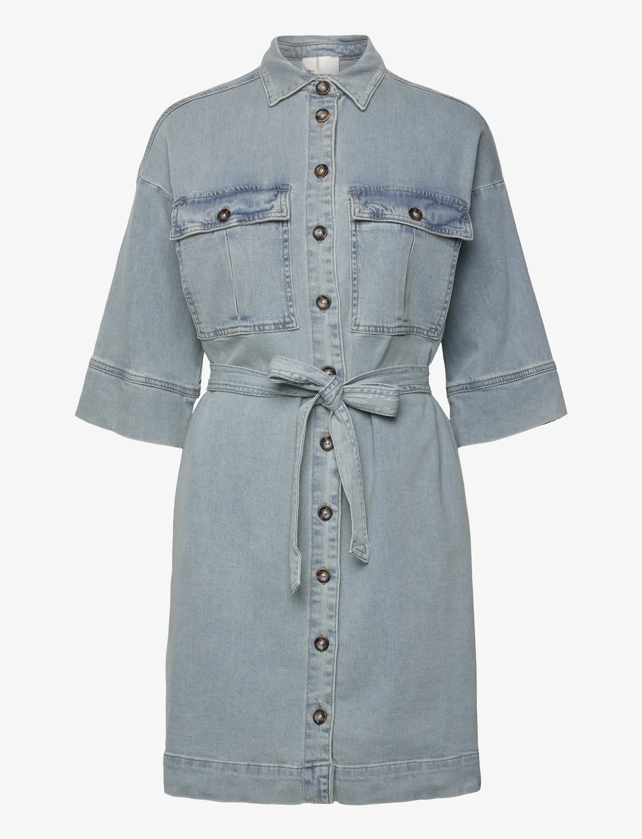 My Essential Wardrobe - LaraMW Dress 115 - sukienki dżinsowe - light blue wash - 0