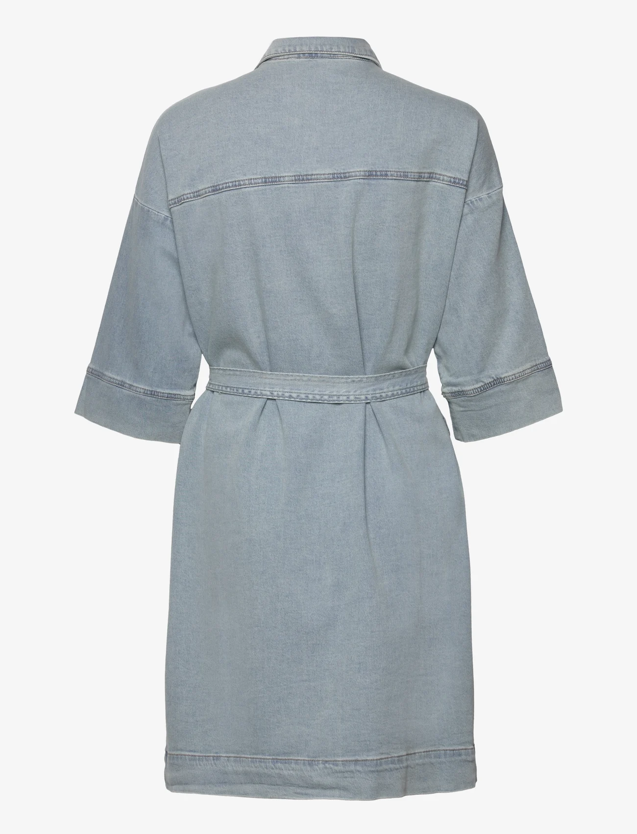 My Essential Wardrobe - LaraMW Dress 115 - jeanskleider - light blue wash - 1