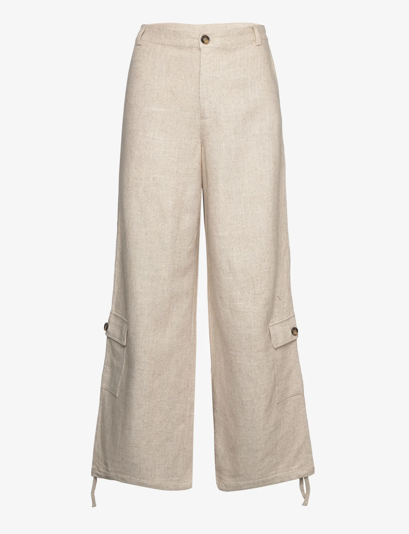 My Essential Wardrobe - LavitaMW Cargo Pant - festkläder till outletpriser - oatmeal - 0