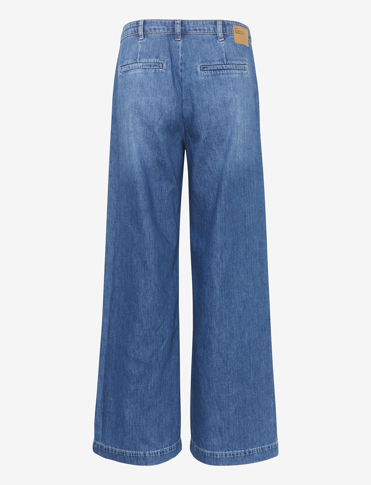 My Essential Wardrobe - MaloMW 143 Wide Y - jeans met wijde pijpen - medium blue vintage wash - 1