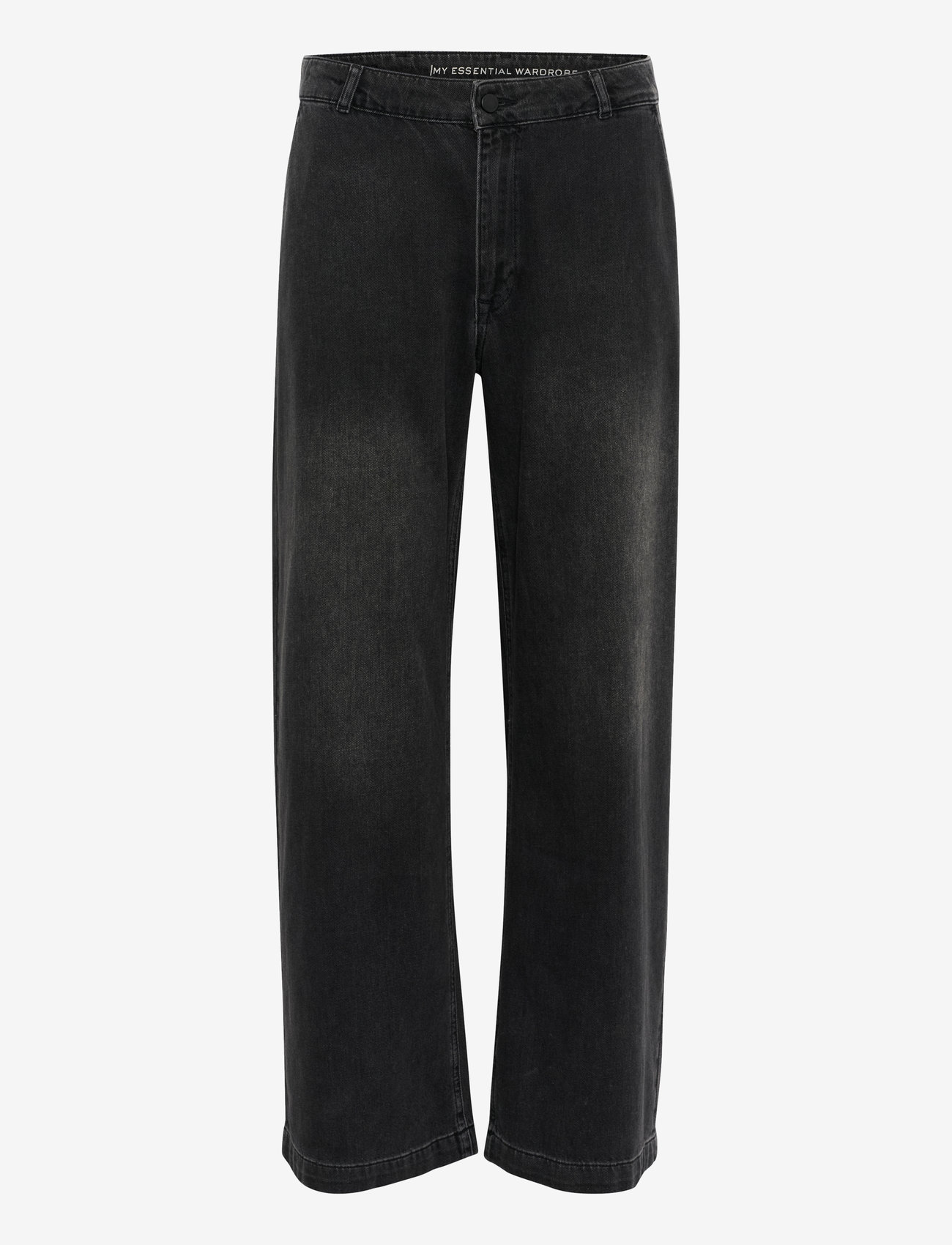 My Essential Wardrobe - MaloMW 143 Wide Y - hosen mit weitem bein - dark grey wash - 1