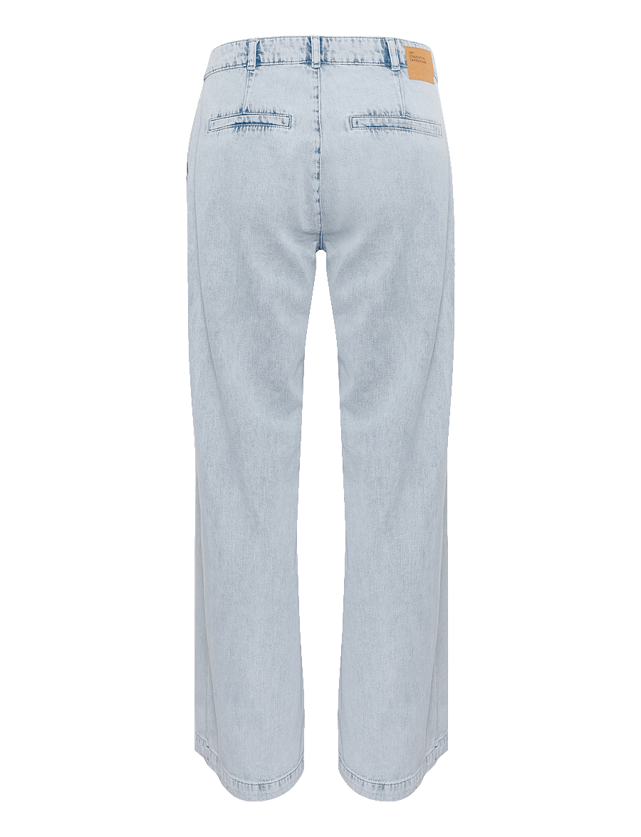 My Essential Wardrobe - MaloMW 143 Wide Y - hosen mit weitem bein - light blue wash - 2