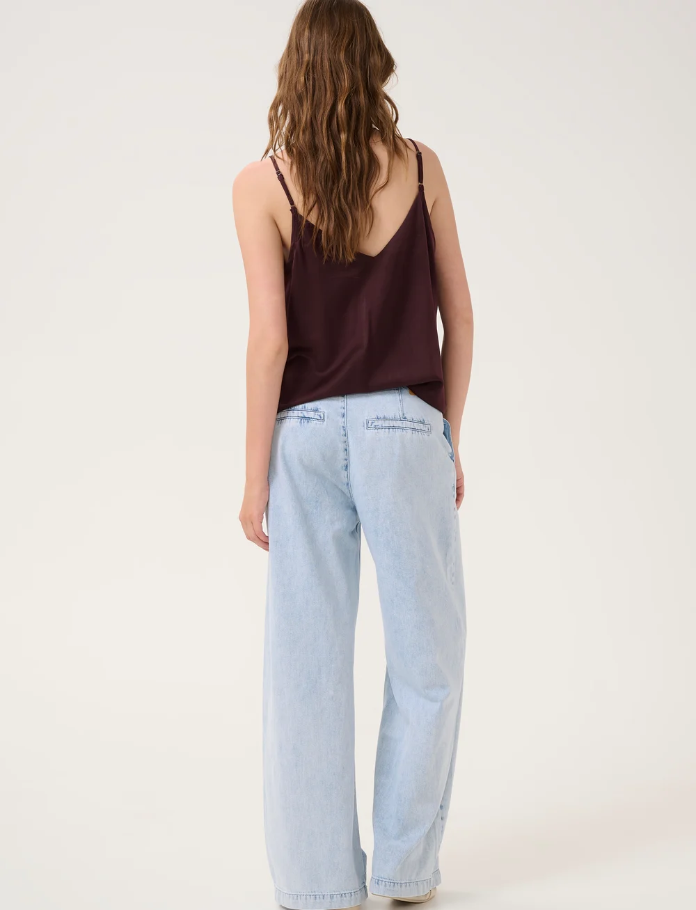 My Essential Wardrobe - MaloMW 143 Wide Y - laia säärega teksad - light blue wash - 4