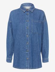 My Essential Wardrobe - MaloMW 143 Shirt - džinsiniai marškiniai - medium blue vintage wash - 0