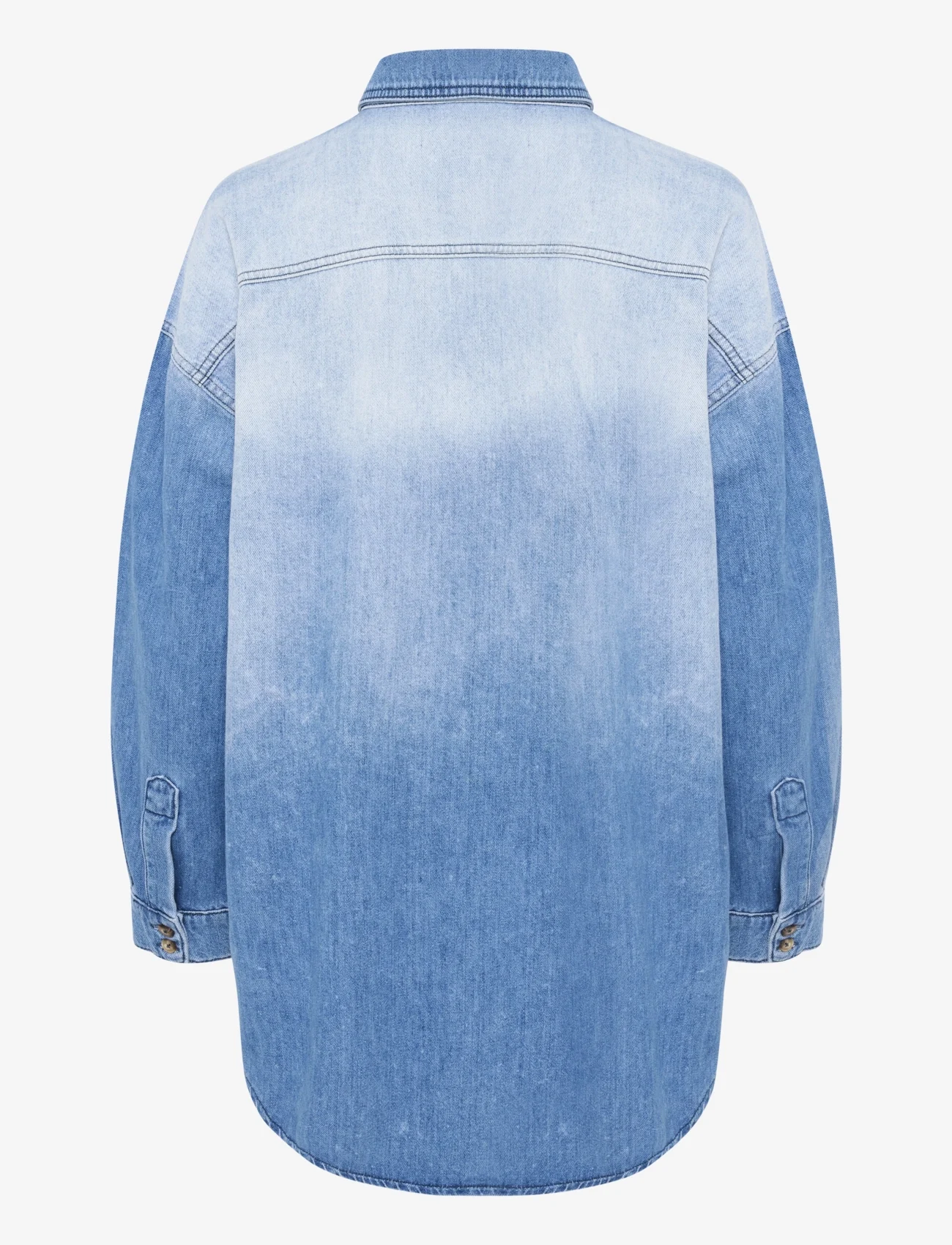 My Essential Wardrobe - MaloMW 143 Shirt - denimskjorter - blue dip dye - 1