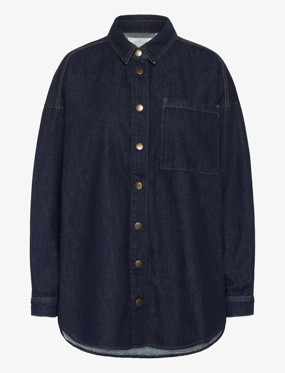 My Essential Wardrobe - MaloMW 143 Shirt - jeanshemden - dark blue un-wash - 1