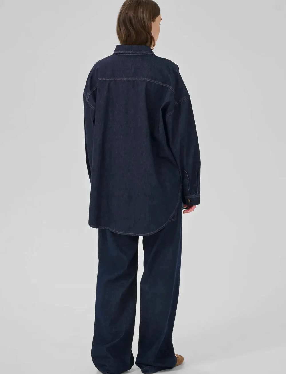 My Essential Wardrobe - MaloMW 143 Shirt - jeanshemden - dark blue un-wash - 4