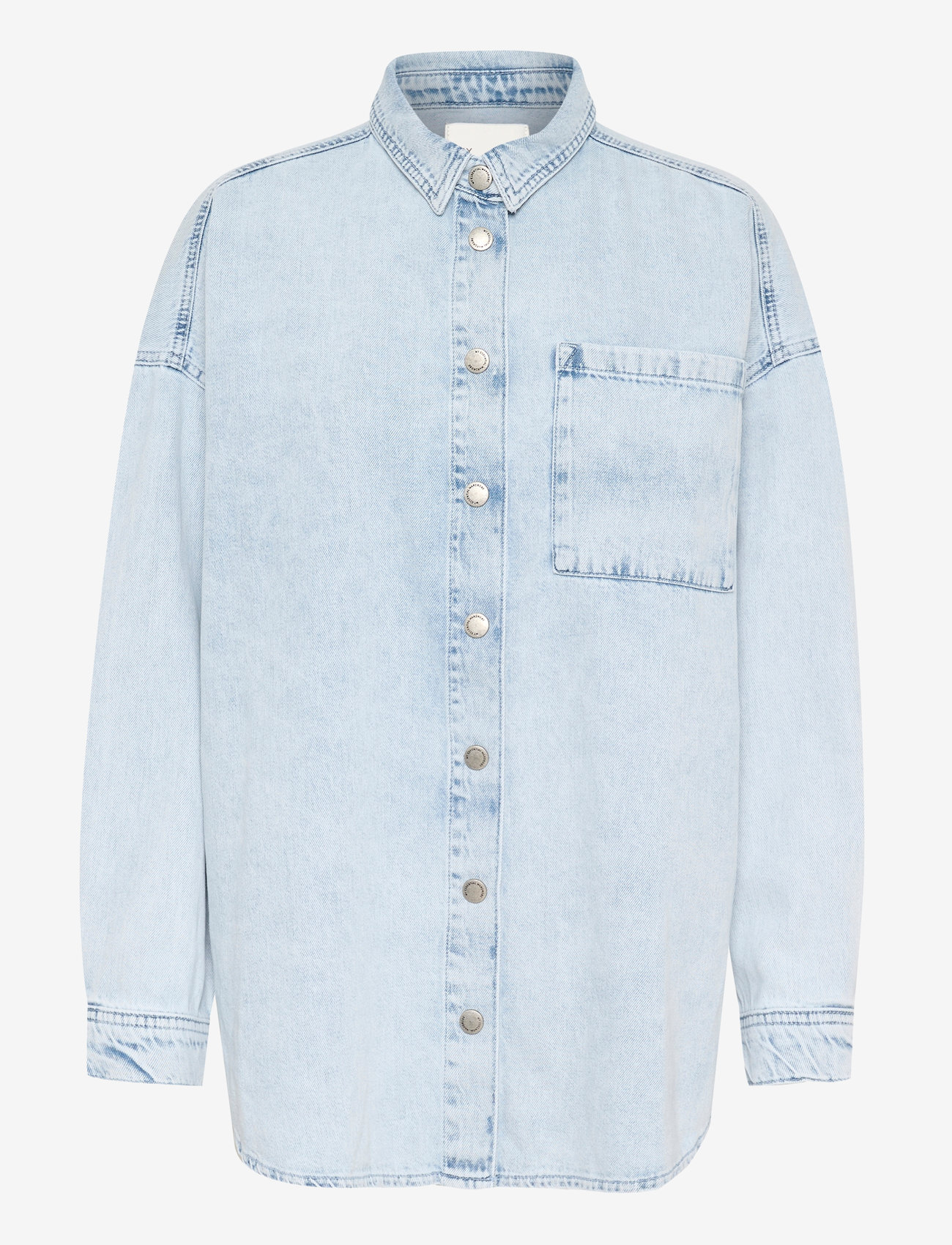 My Essential Wardrobe - MaloMW 143 Shirt - denimskjorter - light blue wash - 1