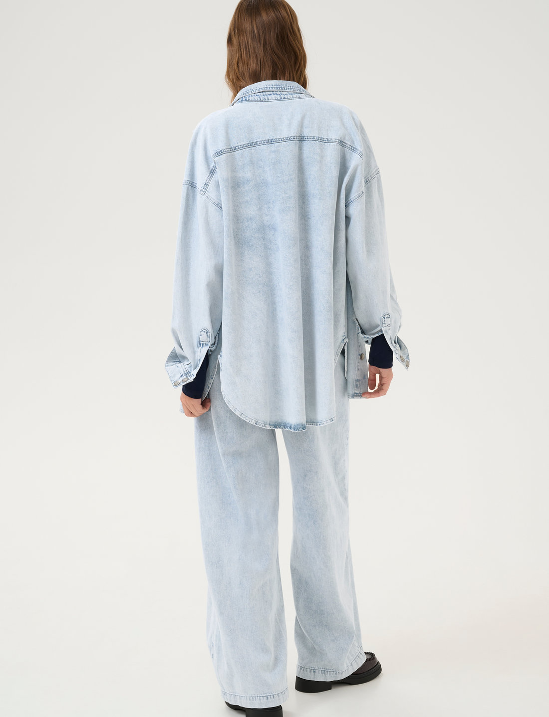 My Essential Wardrobe - MaloMW 143 Shirt - jeansskjortor - light blue wash - 4