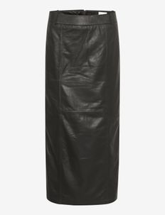 LanaMW Leather long Skirt, My Essential Wardrobe