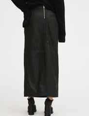 My Essential Wardrobe - LanaMW Leather long Skirt - odiniai sijonai - black - 5