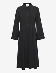 My Essential Wardrobe - HanoMW Long Shirtdress - paitamekot - black - 0