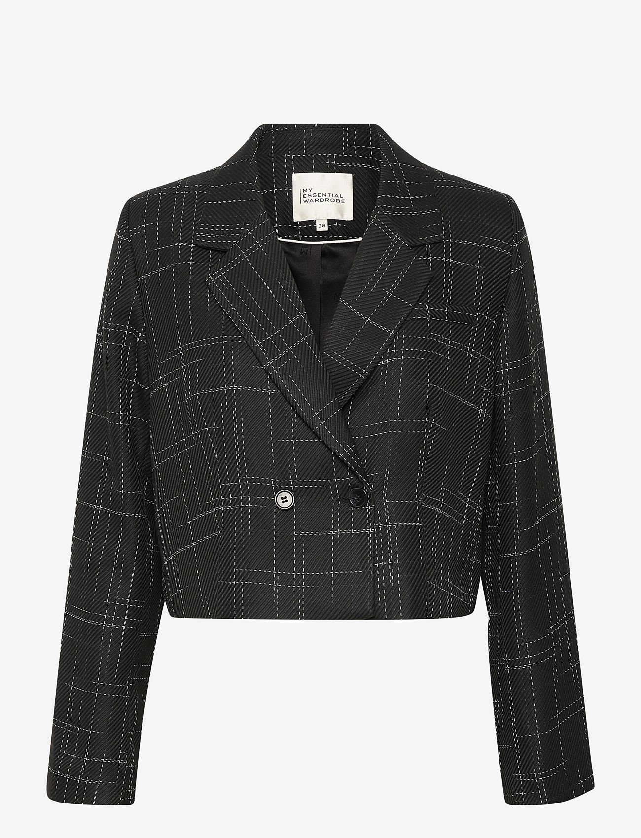 My Essential Wardrobe - FrejaMW Short Blazer - feestelijke kleding voor outlet-prijzen - black - 0
