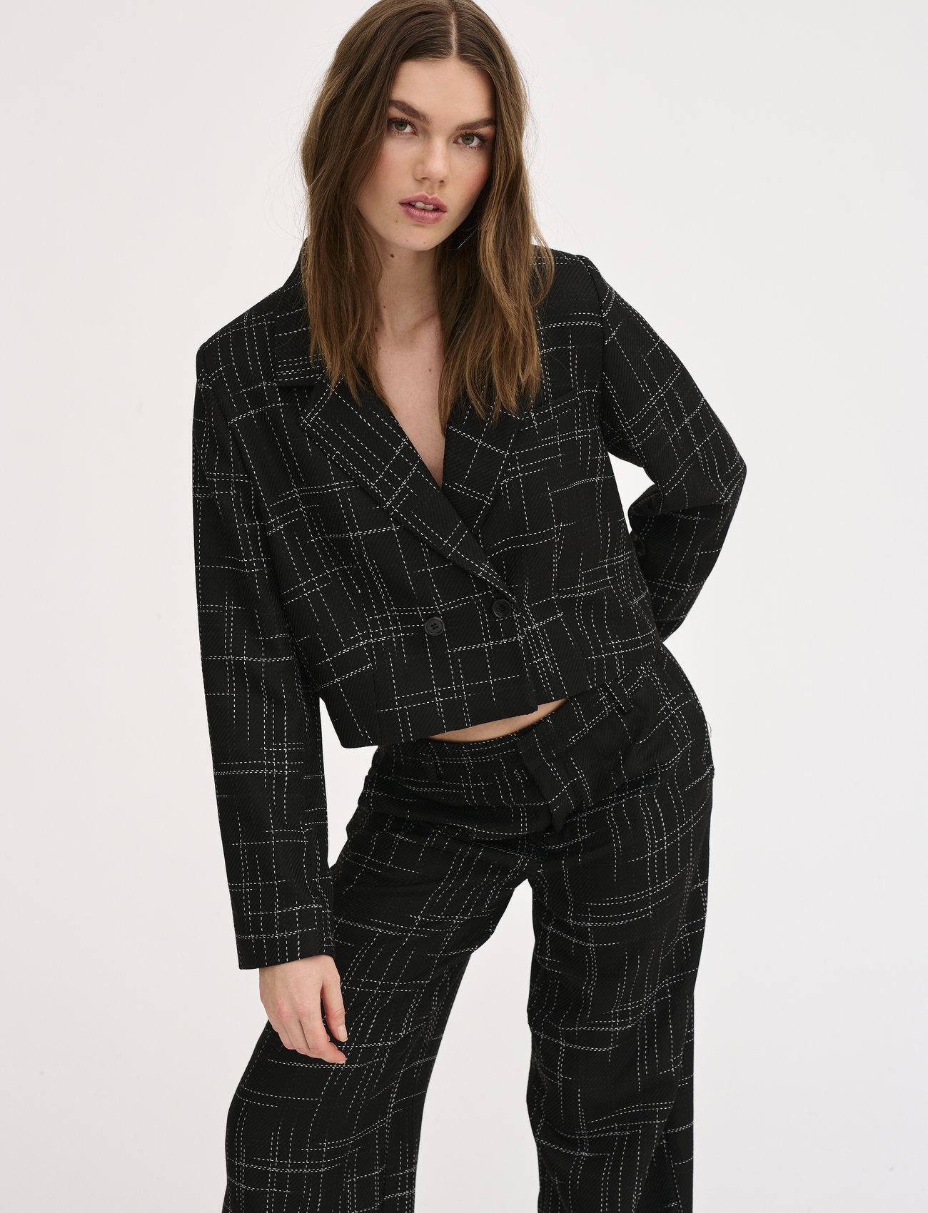 My Essential Wardrobe - FrejaMW Short Blazer - vakarėlių drabužiai išparduotuvių kainomis - black - 1
