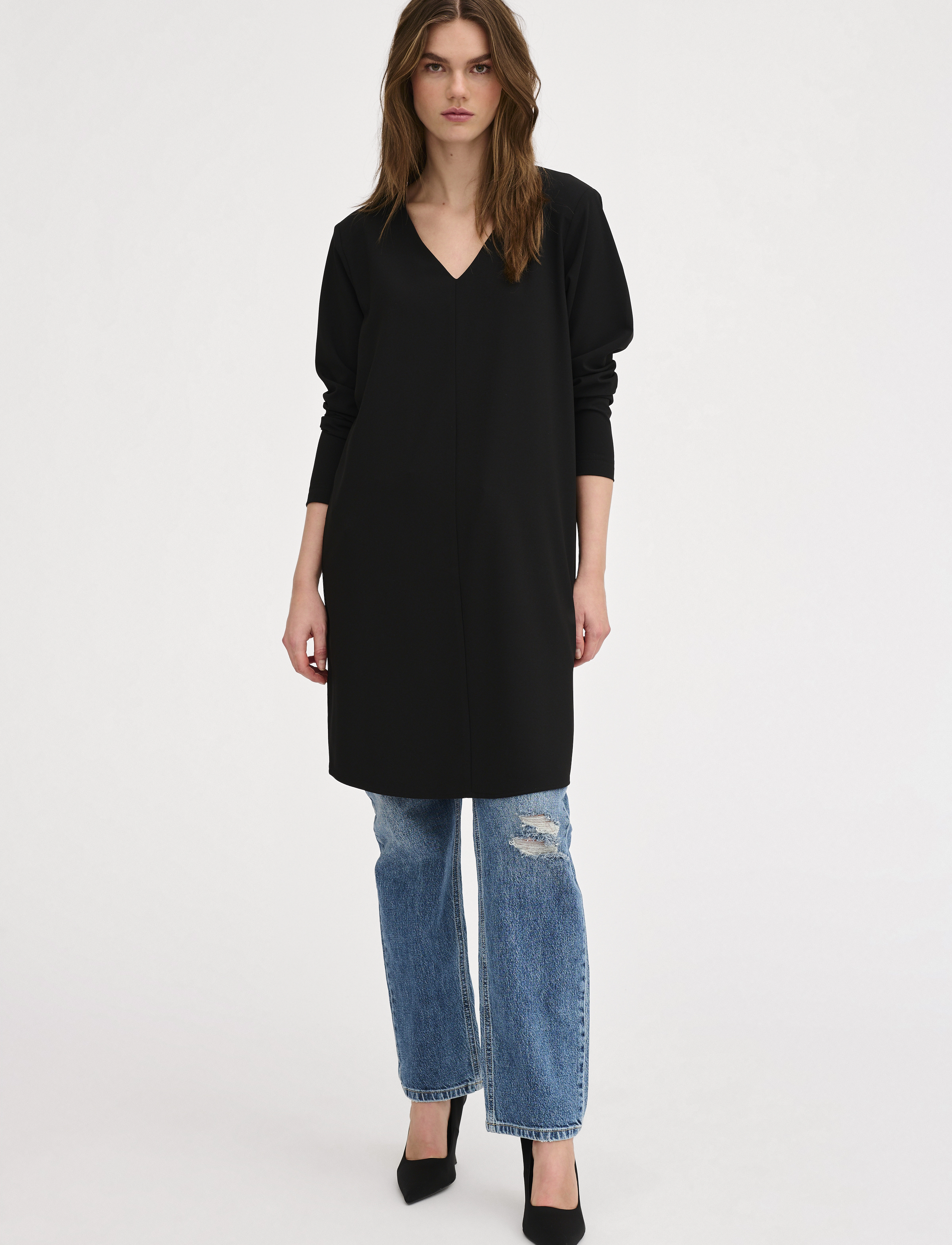 My Essential Wardrobe - ZolaMW Dress - midi kjoler - black - 3