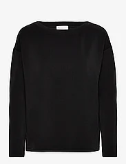 My Essential Wardrobe - ElleMW Boxy Blouse - palaidinės ilgomis rankovėmis - black - 0