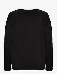 My Essential Wardrobe - ElleMW Boxy Blouse - langermede bluser - black - 1