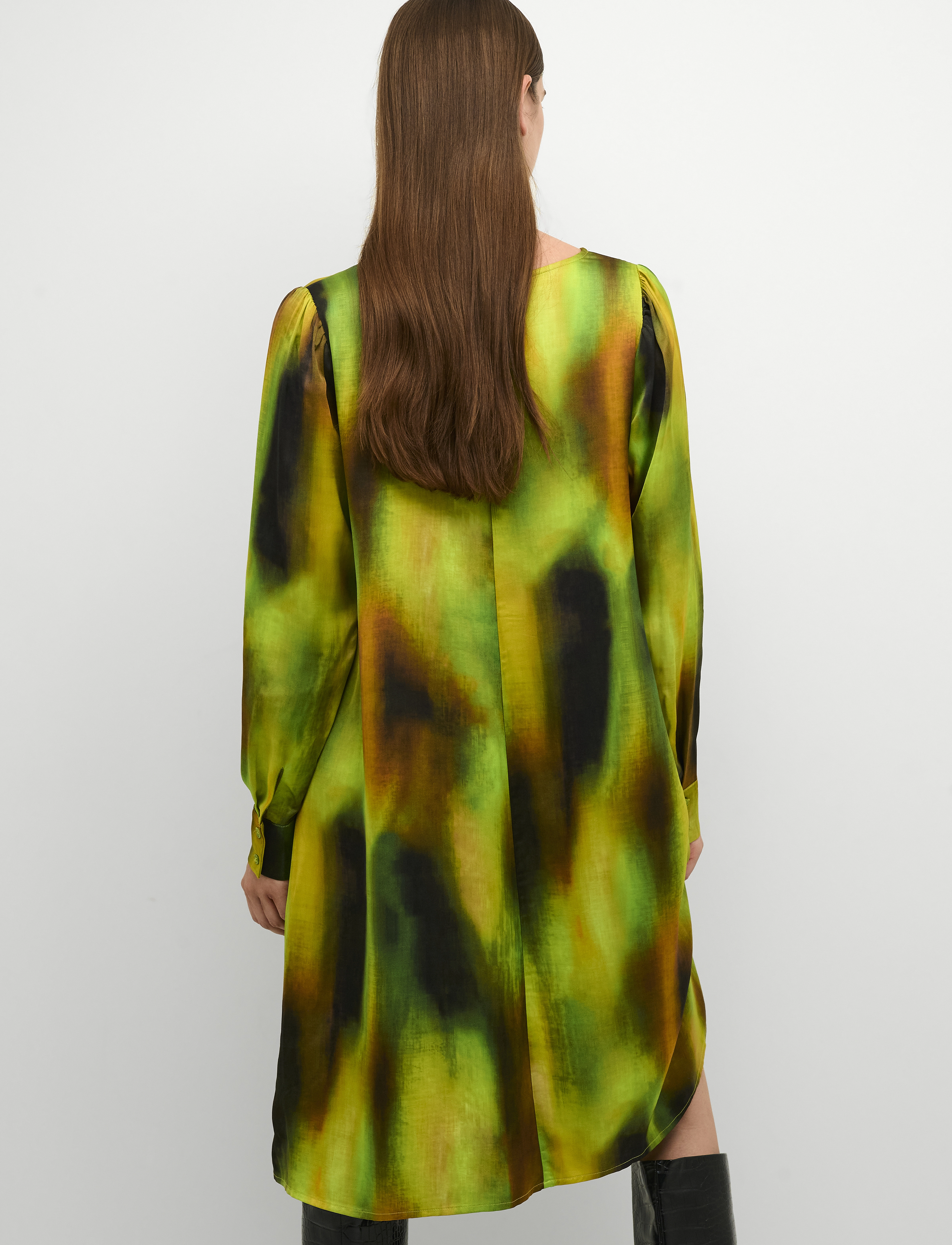 My Essential Wardrobe - TamaraMW Dress - kurze kleider - kelp forest green aop - 4