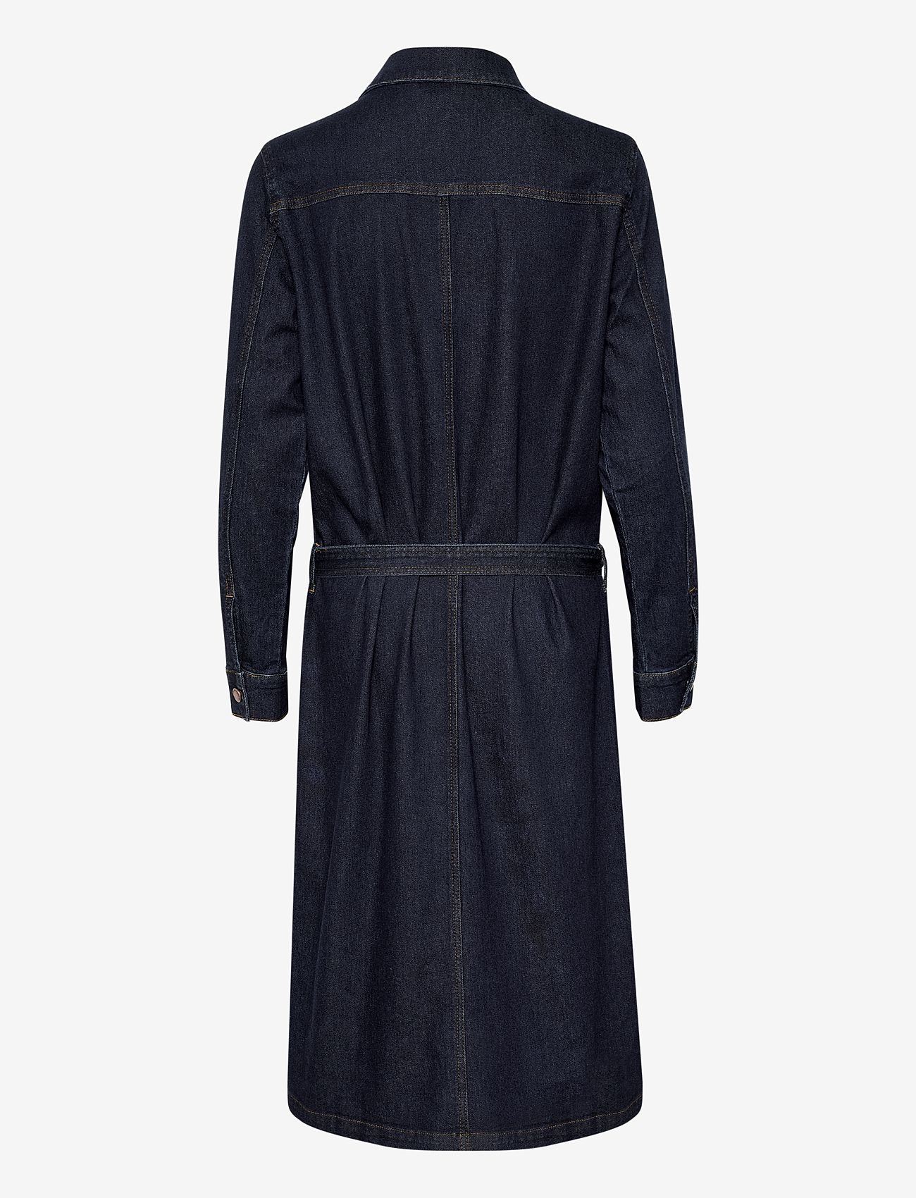 My Essential Wardrobe - LaraMW 115 Shirtdress - paitamekot - dark blue un-wash - 2