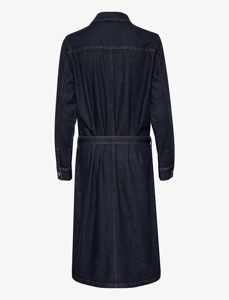 My Essential Wardrobe - LaraMW 115 Shirtdress - paitamekot - dark blue un-wash - 2