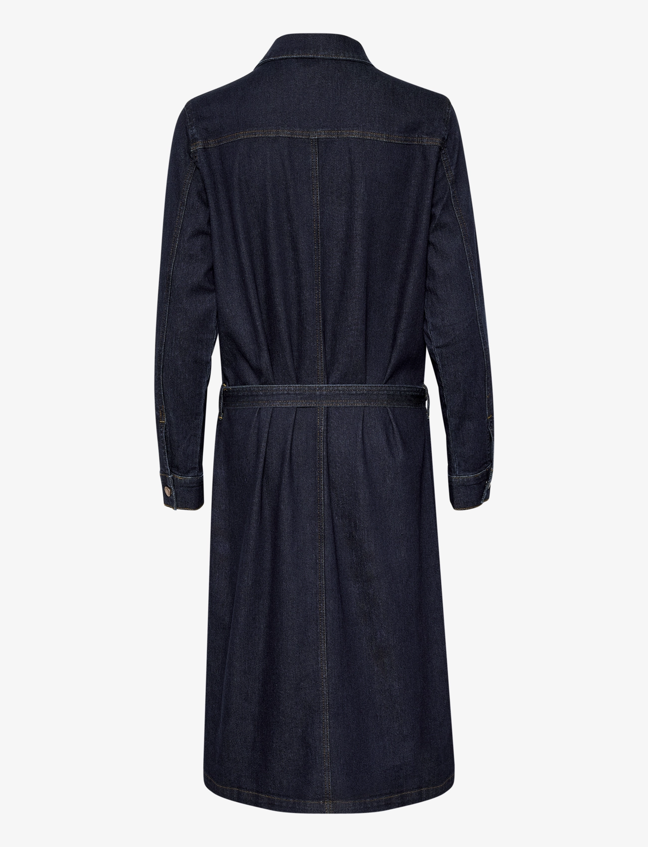 My Essential Wardrobe - LaraMW 115 Shirtdress - hemdkleider - dark blue un-wash - 2