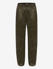 My Essential Wardrobe - VivianMW Pant - straight leg hosen - black w gold - 0