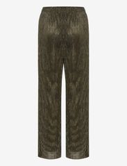 My Essential Wardrobe - VivianMW Pant - straight leg trousers - black w gold - 2