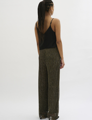 My Essential Wardrobe - VivianMW Pant - straight leg trousers - black w gold - 3