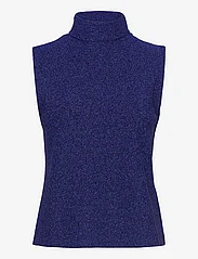 My Essential Wardrobe - SineMW Rollneck Top - laveste priser - black w. blue glitter - 4