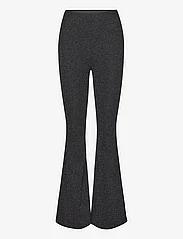 My Essential Wardrobe - SineMW Bootcut Pant - bukser - black w. black glitter - 0