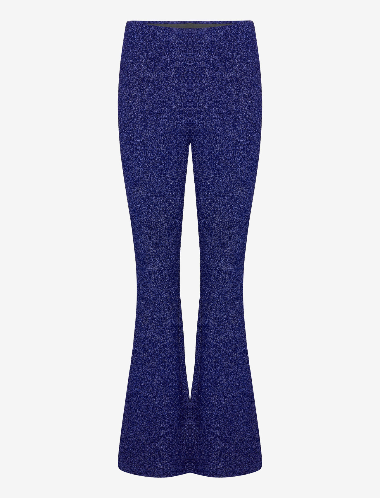 My Essential Wardrobe - SineMW Bootcut Pant - kvinder - black w. blue glitter - 0