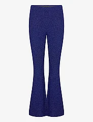 My Essential Wardrobe - SineMW Bootcut Pant - plus size & curvy - black w. blue glitter - 0