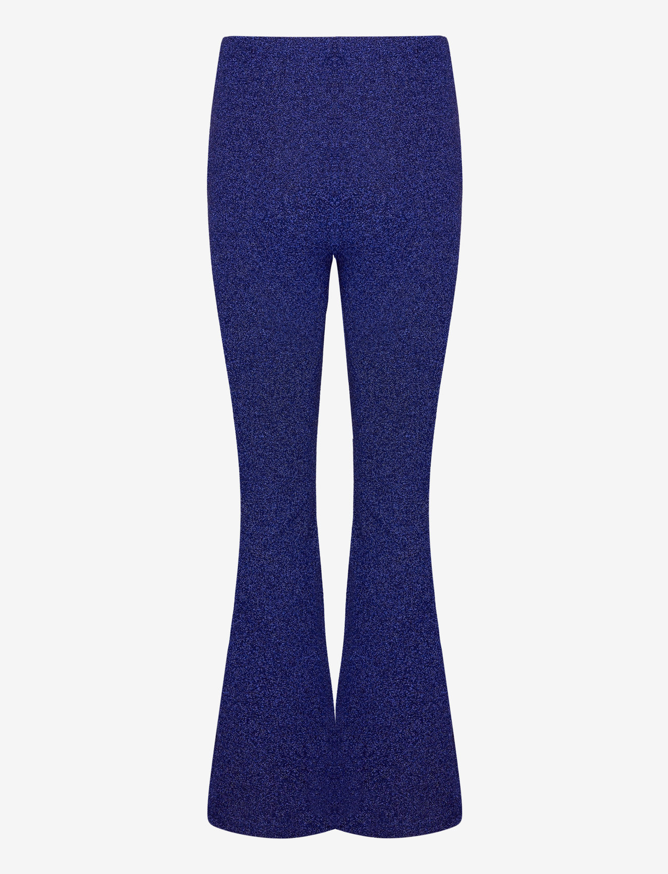 My Essential Wardrobe - SineMW Bootcut Pant - kvinder - black w. blue glitter - 1