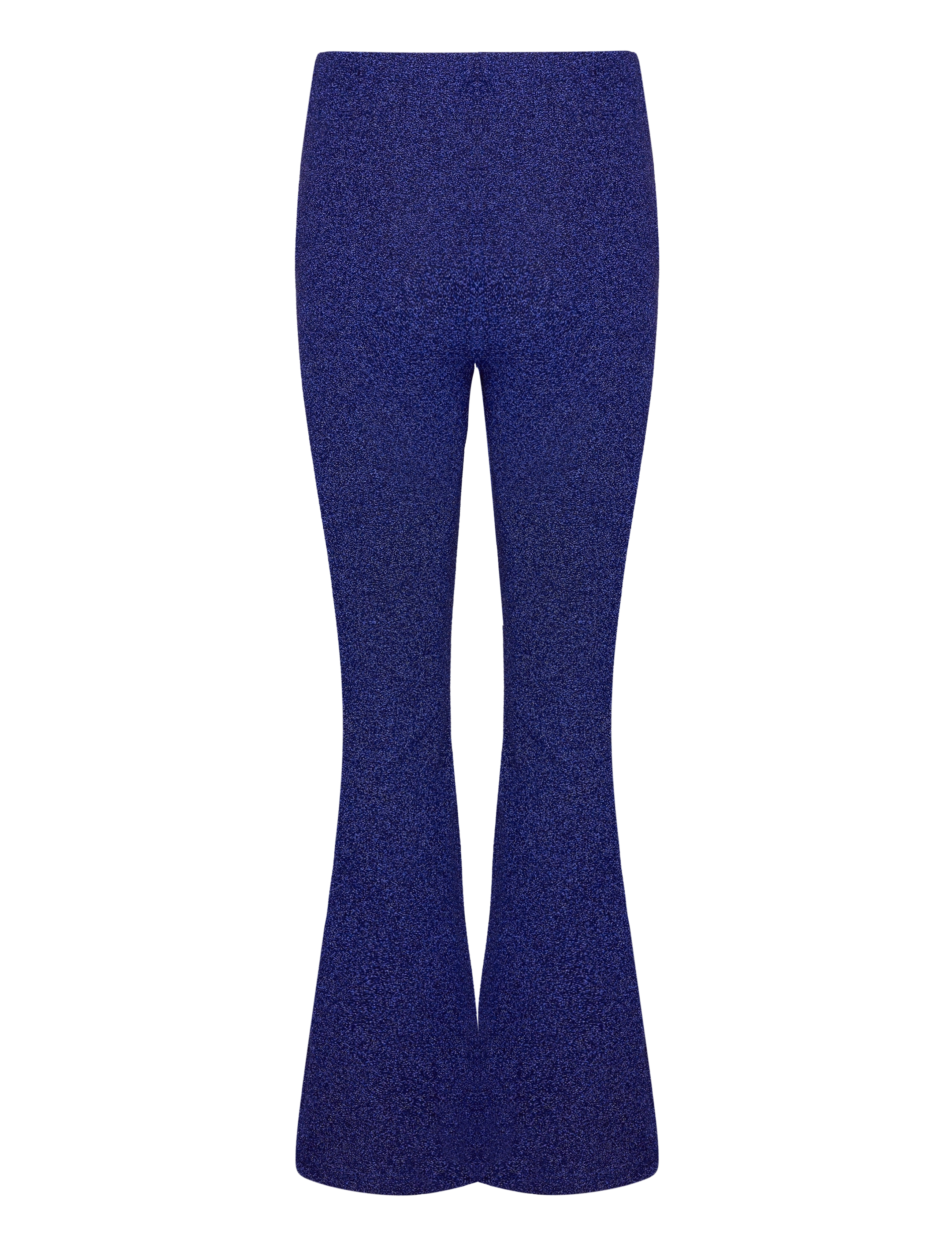 My Essential Wardrobe - SineMW Bootcut Pant - dzwony - black w. blue glitter - 2