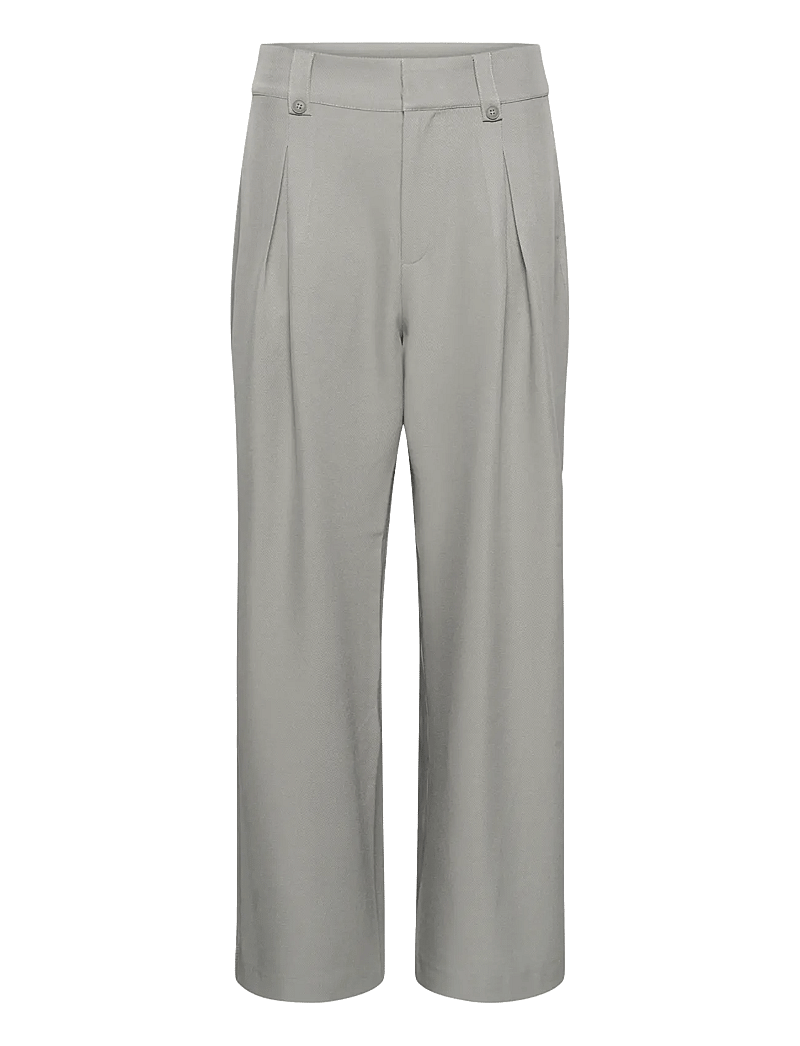 My Essential Wardrobe - DisaMW High Wide Pant - vida byxor - moon mist - 1