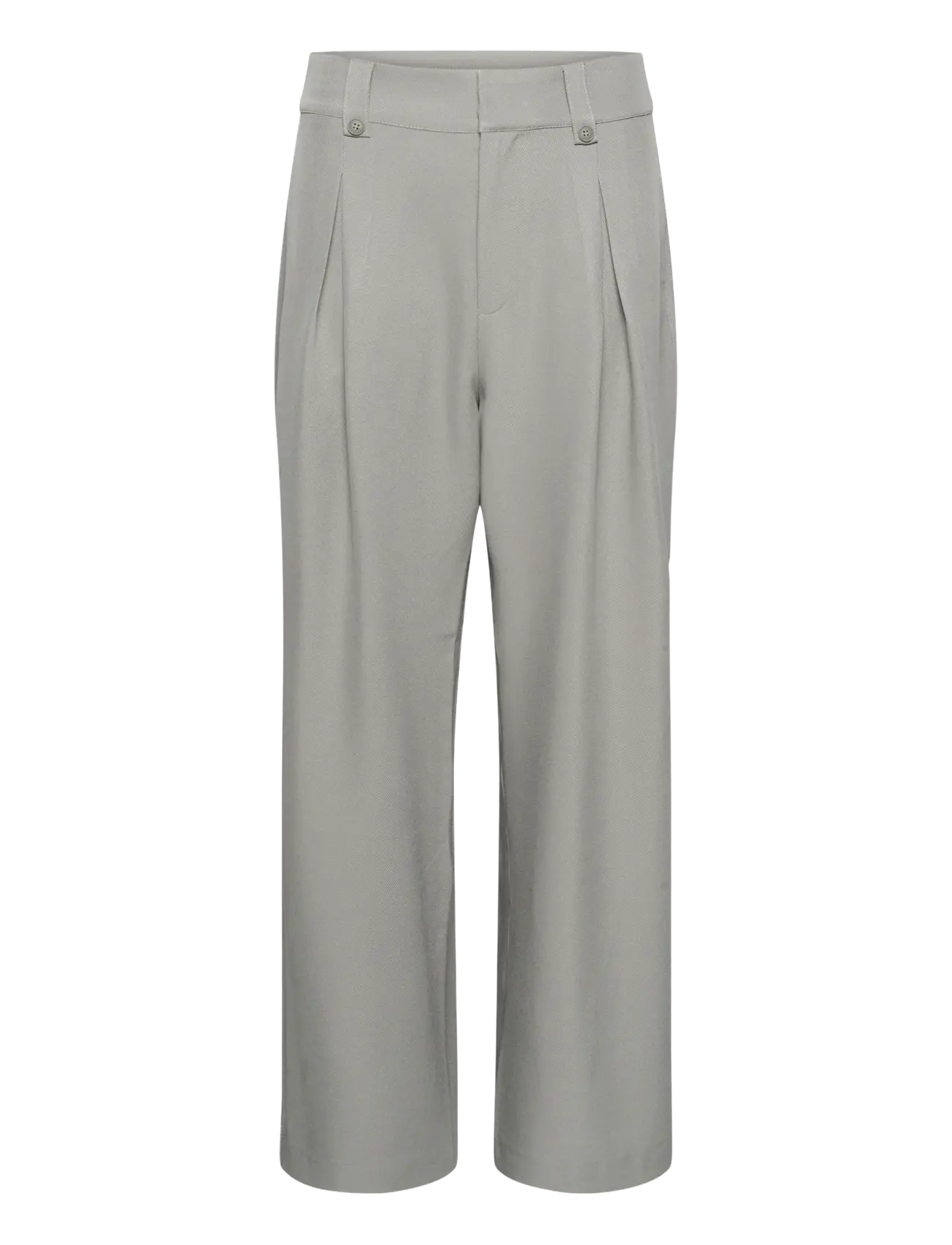 My Essential Wardrobe DisaMW High Wide Pant - Bukser - MOON MIST / grey