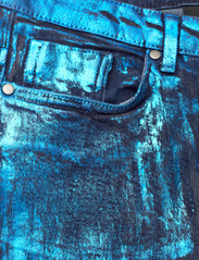 My Essential Wardrobe - AspenMW 153 High Wide Y - jeans met wijde pijpen - dark blue w. blue glitter - 2