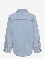 My Essential Wardrobe - LaraMW 115 Sofia Shirt - long-sleeved shirts - light blue wash - 1