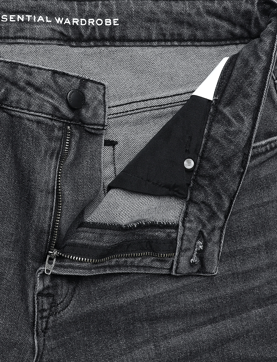 My Essential Wardrobe - JEANS TAPERED 04 THE MOMMY 139 - schmal zulaufende jeans - dark grey retro wash - 3