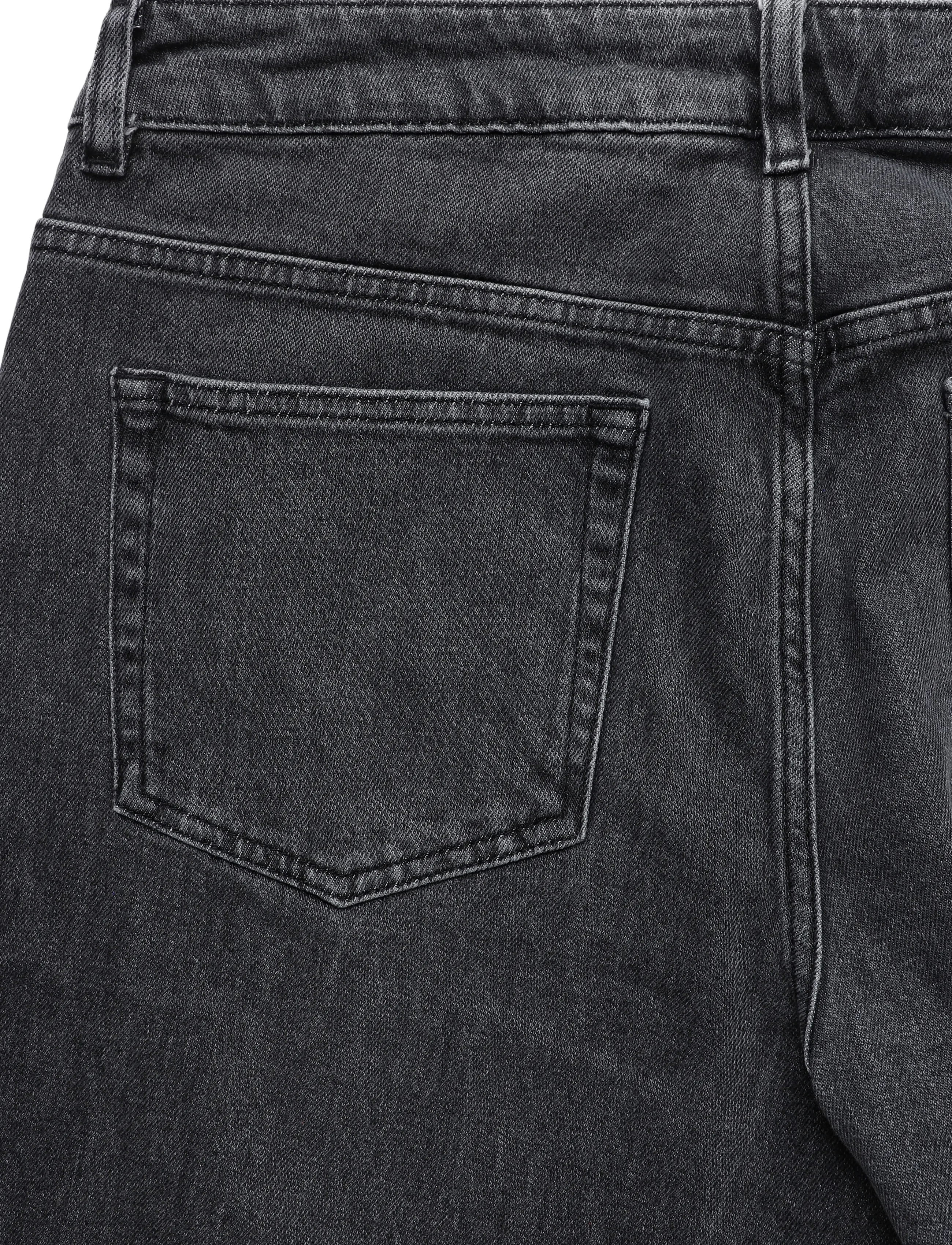 My Essential Wardrobe - JEANS TAPERED 04 THE MOMMY 139 - dark grey retro wash - 4