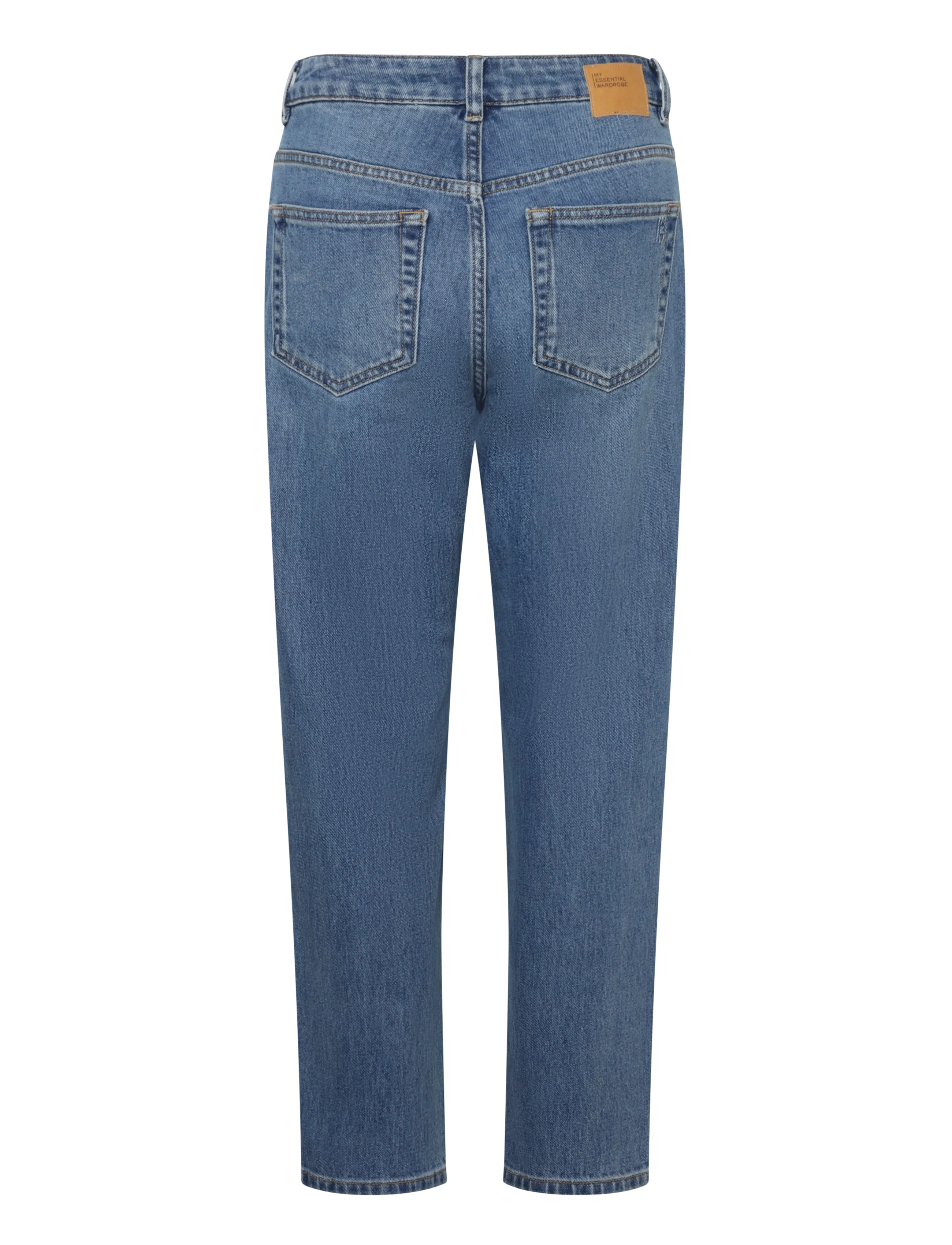 My Essential Wardrobe - JEANS TAPERED 04 THE MOMMY 139 - alt kitsenevad teksad - medium blue retro wash - 1