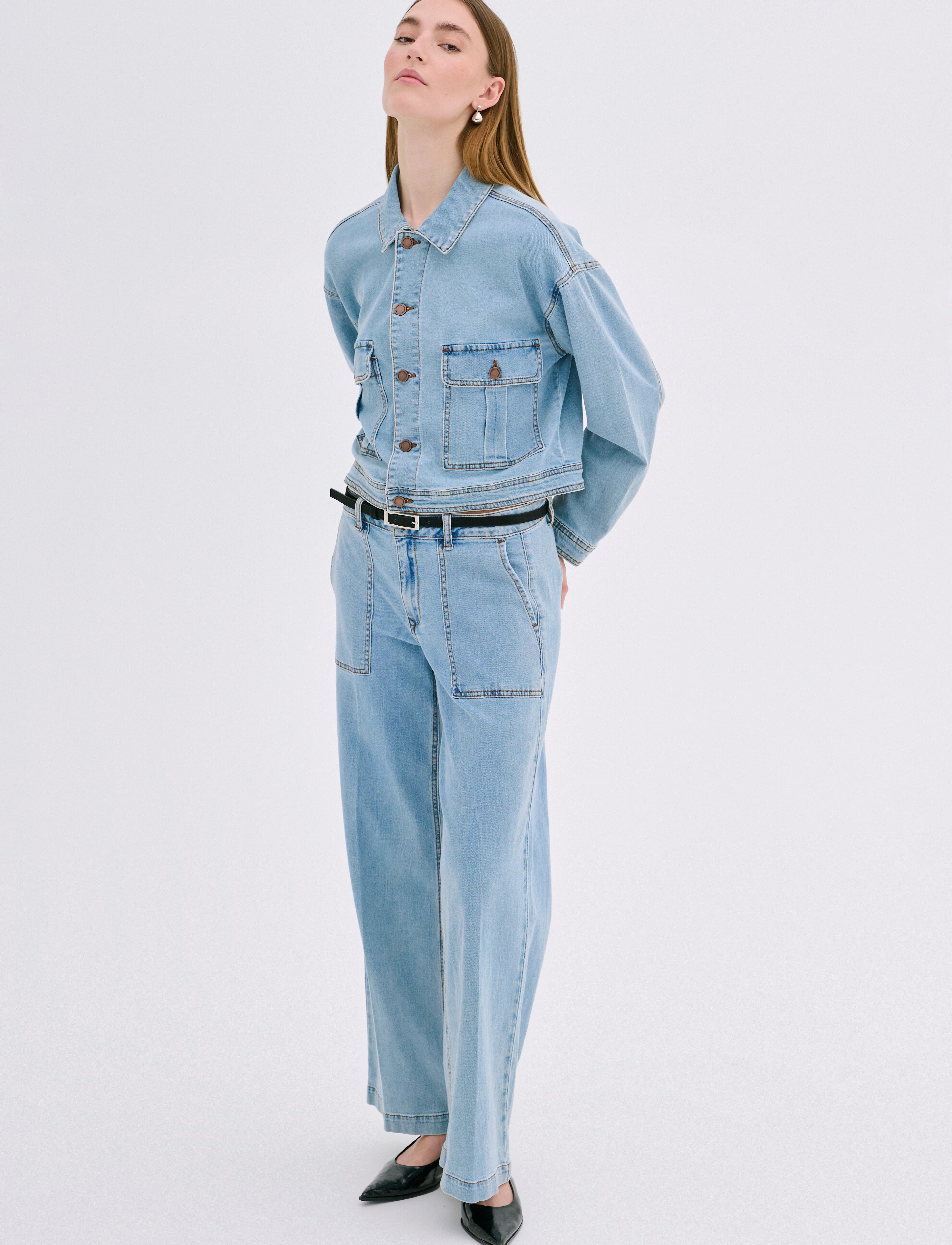 My Essential Wardrobe - LaraMW 115 Jacket - jeansjacken - light blue wash - 3